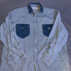 Vintage Guess Brand Denim Shirt, Great quality